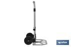 Folding steel hand truck | Non-slip bottom plate | Size: 365 x 380 x 960mm
 - Cofan