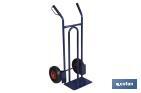 Sack truck with fixed noseplate and tyres | With pneumatic tyres | Size: 1,100 x 520 x 480mm - Cofan