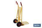 Folding sack truck with large toe plate | Load capacity: 300kg | Weight: 12kg | Size: 1,160 x 510 x 780mm - Cofan