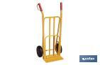 Folding sack truck with large toe plate | Load capacity: 300kg | Weight: 12kg | Size: 1,160 x 510 x 780mm - Cofan