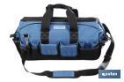 Tool bag with zip fastening and adjustable shoulder strap | 28 external pockets and 14 multipurpose pockets  - Cofan