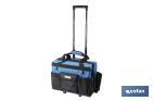 TROLLEY PORTE-OUTILS AVEC DE MULTIPLES POCHES ET DES ROUES RÉSISTANTES | DIMENSIONS : 45 X 24 X 42 CM