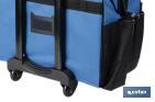 Tool bag on sturdy wheels with multiple pockets | Size: 45 x 24 x 42cm - Cofan