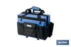 Trolley portaherramientas con múltiples bolsillos y ruedas resistentes | Medidas: 45 x 24 x 42 cm - Cofan