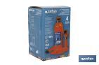 Hydraulic bottle jack | Maximum capacity of 4, 12 and 20 tonnes | High-quality and resistant steel - Cofan