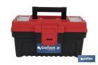 Caixa de ferramentas semi-profissional com fechos ABS | Disponível em vários tamanhos - Cofan