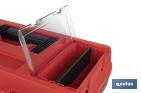 Caixa de ferramentas semi-profissional com fechos ABS | Disponível em vários tamanhos - Cofan