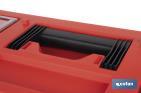 Caixa de ferramentas semi-profissional com fechos ABS | Disponível em vários tamanhos - Cofan