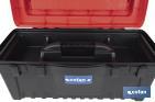 Tool box with organisers, reinforcements and ABS latches | Dimensions: 59.5 x 28.8 x 30.8cm - Cofan