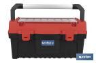 Tool box with organisers, reinforcements and ABS latches | Dimensions: 59.5 x 28.8 x 30.8cm - Cofan