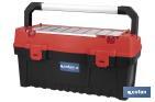 Tool box with organisers, reinforcements and ABS latches | Dimensions: 59.5 x 28.8 x 30.8cm - Cofan