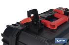 Carrying case with ABS latches, 2 handles and padded foam | Size: 44.5 x 36 x 21.6cm - Cofan