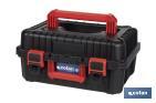 Carrying case with ABS latches, 2 handles and padded foam | Size: 44.5 x 36 x 21.6cm - Cofan