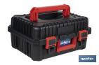 Carrying case with ABS latches, 2 handles and padded foam | Size: 44.5 x 36 x 21.6cm - Cofan