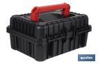 Carrying case with ABS latches, 2 handles and padded foam | Size: 44.5 x 36 x 21.6cm - Cofan