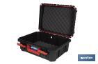 Carrying case with ABS latches, 2 handles and padded foam | Size: 44.5 x 36 x 21.6cm - Cofan