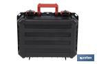 Carrying case with ABS latches, 2 handles and padded foam | Size: 44.5 x 36 x 21.6cm - Cofan