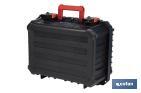 Carrying case with ABS latches, 2 handles and padded foam | Size: 44.5 x 36 x 21.6cm - Cofan