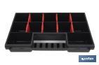Estojo organizador de ferramentas com compartimentos para peças pequenas | Disponível em três tamanhos diferentes - Cofan