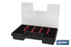 Estojo organizador de ferramentas com compartimentos para peças pequenas | Disponível em três tamanhos diferentes - Cofan