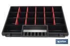 Estojo organizador de ferramentas com compartimentos para peças pequenas | Disponível em três tamanhos diferentes - Cofan