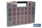 Estojo organizador de ferramentas com compartimentos para peças pequenas | Disponível em três tamanhos diferentes - Cofan