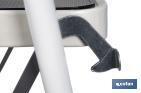 Foldable stepladder | Suitable for domestic use | Available with 2 or 3 steps | Steel - Cofan