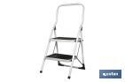 Foldable stepladder | Suitable for domestic use | Available with 2 or 3 steps | Steel - Cofan