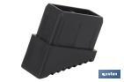 Taco de PVC para escaleras reforzadas soldadas cofan | Con medidas de 40 X 20 mm | Fabricadas en PVC resistente - Cofan