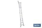 Multi-position Plus ladder | Aluminium | Available with different sizes and rungs | EN 131 Standard | Weight: 150 kilograms - Cofan