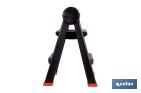 Escalera plegable de 2 peldaños | Superficie antideslizante | Compacta y segura | Carga de hasta 150 kg | Material: PP - Cofan