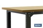 Steel workbench | Resistant and versatile | Anthracite | Available in different sizes - Cofan