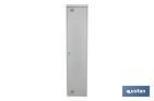 Cleaning cupboard | Multipurpose storage closet with 1 door and 4 shelves | Material: steel | Sizes: 180 x 40 x 40cm - Cofan