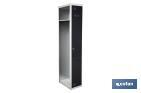 ADDITIONAL SINGLE-DOOR LOCKER | STEEL | COLOUR: GREY | SIZE: 180 X 30 X 50CM