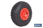 WHEEL FOR HAND TRUCKS AND SACK TRUCKS | WITH NO BEARING | MANUFACTURED WITH PNEUMATIC ABS TYRE
