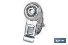 Rueda de goma gris para tornillo pasante y con freno | Diámetros desde 30mm hasta 75 mm | Para pesos desde 25 kg hasta 45 kg - Cofan