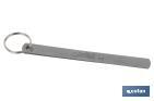 Galgas de espesores con 8 y 18 hojas | Medidor de espesores | Con medidas de espesor desde 0.05 mm hasta 1,0 mm - Cofan