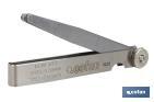 Feeler gauge 18 blades | Gap measuring tool | Available thicknesses from 0.002 to 0.040mm - Cofan