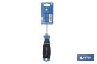 Destornillador Phillips con hexágono DIN ISO 8764-1 modelo Gripforce | Punta magnética y mango antideslizante | Disponible en diferentes tamaños - Cofan