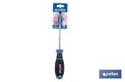 Destornillador plano DIN 5265 modelo Gripforce | Punta magnética y mango antideslizante | Disponible en diferentes tamaños - Cofan