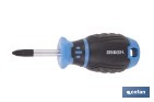 Destornillador corto de carrocero de Phillips, Pozidrive y plano. - Cofan