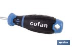 Destornillador Torx modelo DIN 50150 Gripforce | Punta magnética y mango antideslizante | Disponible en diferentes tamaños - Cofan