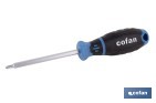 Destornillador Tri-wing modelo Gripforce | Punta magnética y mango antideslizante | Disponible en diferentes tamaños - Cofan