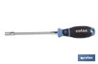 Destornillador flexible de vaso hexagonal hembra Gripforce | Punta magnética y mango antideslizante | Disponible en diferentes tamaños - Cofan