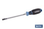Destornillador flexible de vaso hexagonal hembra Gripforce | Punta magnética y mango antideslizante | Disponible en diferentes tamaños - Cofan