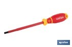 Destornillador plano aislado modelo Gripforce | Conforme a IEC 60900 y GS | Disponible en diferentes tamaños - Cofan