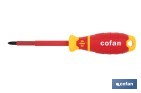 DESTORNILLADOR POZIDRIVE DE ELECTRICISTA 1000 V AISLADO MODELO GRIPFORCE