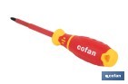 Destornillador pozidrive de electricista 1000 V aislado modelo GripForce - Cofan