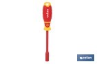 Destornillador de vaso hexagonal de electricista 1000 V aislado modelo GripForce - Cofan