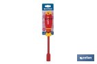 Destornillador de vaso hexagonal aislado modelo Gripforce | Conforme a IEC 60900 y GS | Disponible en diferentes tamaños - Cofan